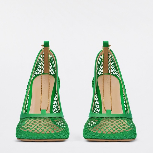 Bitters Veneta mesh stretch pump sz 38 1/2 - Picture 1 of 10